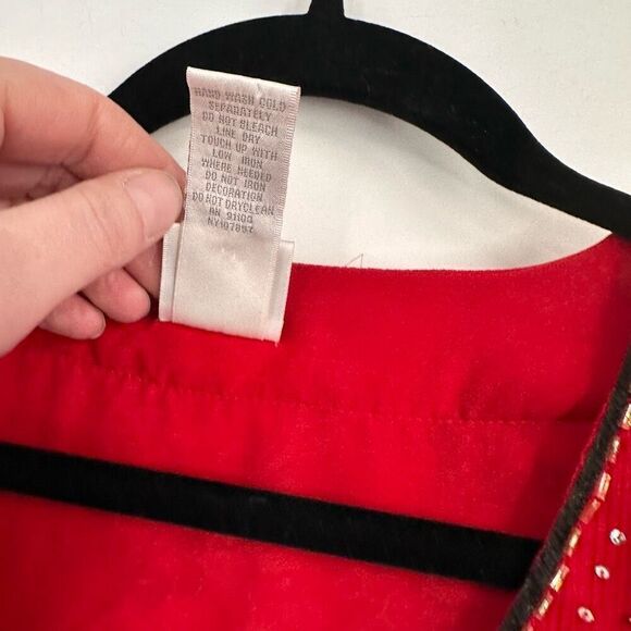 Vintage Y2K Fashion Bug Floral Beaded Bandana Print Tie‎ Waist Blouse Sheer 2X - Picture 13 of 13